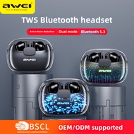 Awei Weitws Bluetooth ANC Noise Reduction Headset Transparent Long Endurance Wireless in-Ear Earphone in Stock Private Model