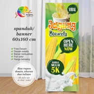 Spanduk, Banner Jagung Mozarella, Jasuke