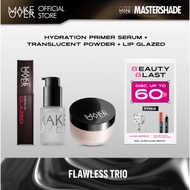 [8.8 SALE] Make Over Flawless Trio (Hydration Primer Serum + Translucent Powder + Lip Glazed)