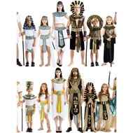 Egyptian Parent-Child Costume Children Pharaoh Glamorous Queen Clothes Stage Costume Roman Greek Myt
