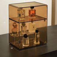 กล่องเก็บของสำหรับจัดระเบียบเครื่องสำอาง Acrylic Perfume Dustproof Display Cabinet ชั้นวางเครื่องสำอ