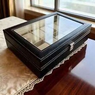 1pc Watch Box, 12-Slot PU Leather Watch Storage Box, Watch Organizer Box, Jewelry Storage Box, Watch