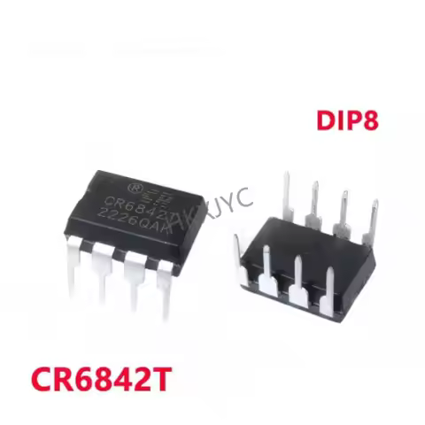 10/PCS New CR6842T CR6842 DIP8 Offline switching power supply chip In Stock
