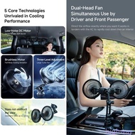 Hi Double Head Vehicle Fan With 3300RPM Speed And Multi Angle Adjustment Feature