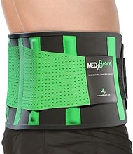 Back Support Brace, Lower Lumbar Belt MEDiBrace II (Medical Grade) Pain &amp; Discomfort Relief from Sciatica, Backache, Slipped Disc, Hernia, Spinal Stenosis, Spine Injury Prevention | Posture Corset