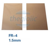 [5 Pieces]- FR-4 Copper Sheet 2 Layers 07x10cm 1.5mm Thick