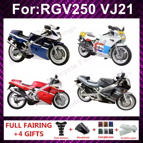 Fit For RGV250 VJ21 1988 - 1989 full Fairing kit Bodywork fairings kits Cowl body RGV 250 VJ 21 88 8