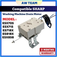 Compatible SHARP ESX705 ESX715 ES718X ES818X ESX858 Washing Machine Drain Motor