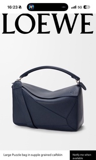 Loewe Puzzle Bag 全新 (Large )