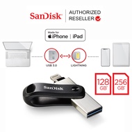 SanDisk iXpand Flash Drive Go 128GB 256GB for iPhone and iPad (SDIX60N) OTG Flashdrive แฟลชไดร์ฟ 2 หัว สำหรับ ไอโฟน ไอแพด ประกัน Synnex 2 ปี
