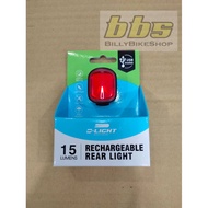 D-LIGHT CG-422R2 USB rechargeable rear bicycle light