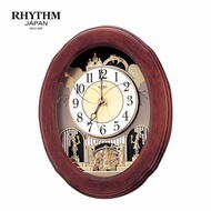 Đồng hồ treo tường Nhật Bản Rhythm Magic Motion 4MH780WD06 – Kt 41.5 x 52.4 x 11.6cm. Vỏ gỗ. Dùng PI