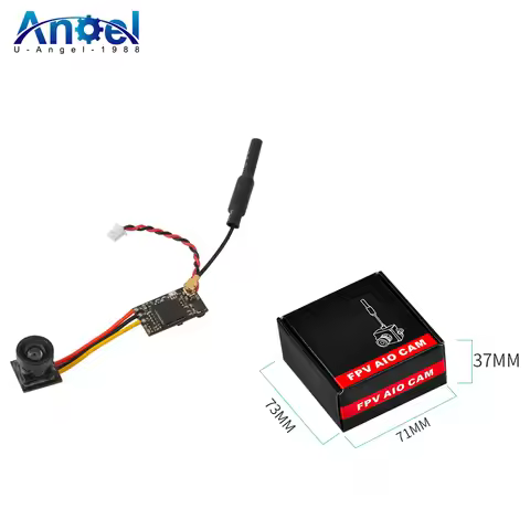 RC Micro Camera FPV AIO 5.8G 25MW 40CH 800TVL Transmitter LST-S4+ FPV Camera With OSD Parts For Raci