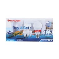 RACER หลอดไฟ LED 9.5W 19.5W รุ่น Katie (Day Light) (แพ็ค 4) |PAC|