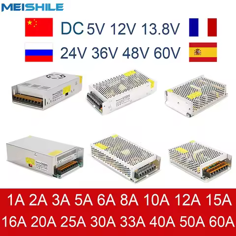 DC 12V 24V 36V 48V 60V Switching Power Supply 150W 200W 240W 300W 360W 480W 600W 1200W Transformer L