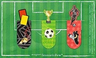 moses 31178 Magnetic Bookmark Football Set of 3 (New Edition 2024), Magnetic Bookmark, Charmingly Il