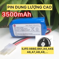 PIN DUNG LƯỢNG CAO 3500MAH( CHÍNH HÃNG-BẢO HÀNH 6 THÁNG) NÂNG CẤP CHO PIN ILIFE X660/X661/A4/A4S/A6/