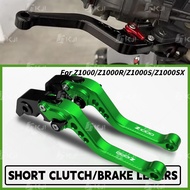 For Kawasaki Z1000/R/S/SX 3D Short Brake Lever Set Adjustable Handle Levers Accessories Parts