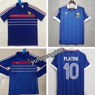 France Retro Football Shirt 1982 1984 Classic Long Sleeve Shirt