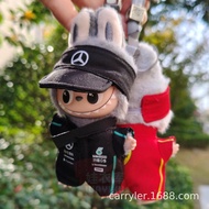 Mini Cute Baby Clothes F1 Racing Team Uniform LABUBU Fourth Generation 4.0 LABUBU Vinyl Doll Clothes