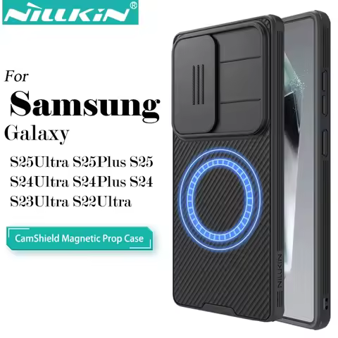 Nillkin for Samsung Galaxy S25 Ultra S25+ Magnetic CamShield Pro Case Slide Camera Cover Protector C