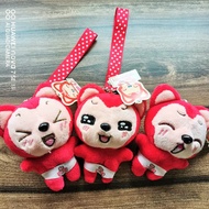 Second Hand Plush Toys Assorted CJ7, Rabbit, Domo, Totoro, 阿狸 (Small Size) Keychain Phone Hanger