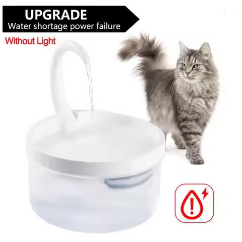 Adjustable Automatic 2L Water Fountain for Pets USB Drinking Fountain for Cats, Quiet Drinking Dispe