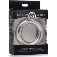 Master Series Mega Magnetize Stainless Steel Magnetic Cock Ring