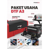 Paket Usaha Sablon DTF A3 Rhinotec Mesin Sablon Digital Printing