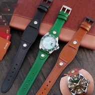 ►ஐ☁ 20mm 22mm Leather Watch Band For Fossil Genuine Cowhide Water-proof Durable Bracelet Universal S