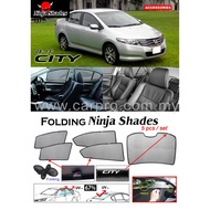 Honda City GM2 GM3 2008 - 2013 Magnetic Ninja Sun Shade Sunshade (5pcs)