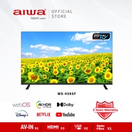 AIWA 43" 438SF | WebOS | FHD Frameless Smart TV | HDR | Bluetooth WiFi | Home Theater
