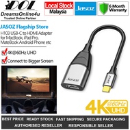JASOZ H103 USB-C to HDMI Adapter 4K 60Hz Mirror Gaming TV Converter for MacBook MateBook iPad Pro Sa