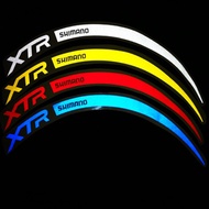 XTR transfer reflective wheel sticker reflective wheel mountain bike sticker decal bike sticker Pack