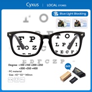 Cyxus Anti-blue light Reading Glasses Cermin Mata Membaca Pembesaran Radiation protection 2082