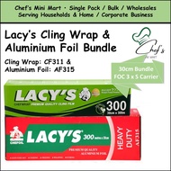[SG Stock] Lacy's Cling Wrap & Aluminum Foil | Chef Wrap Chef Foil | CF 311 CF313 CF314 AF315 AF318
