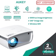 Aukey RD-850 Wireless Wi-Fi Mini Projector with 1080p Resolution Support Smartphone/audio/USB/HDMI/M