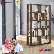 Wood Design Divider / Hall Cabinet / Display Cabinet / Book Cabinet / File Cabinet ( L1200 X W300 X