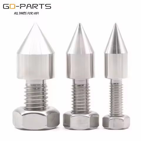 SUS-316 Stainless Steel Speaker Spike Cone M6 M8 M10 Hifi Audio AMP Subwoofer Chassis Isolation Stan