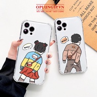 Nani what double square edge transparent iphone case for iphone 14 13 pro max 11 12 pro max mini x x
