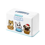 【Doca 豆卡頻道】多功能口罩收納盒-可愛蛋糕 （約可放50入） （20.5*10.5*13cm）_廠商直送
