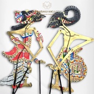 Wayang Kulit Sapi ASLI Arjuna dan Srikandi Gaya Solo/Surakarta