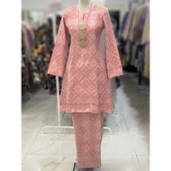 CAMELIA KURUNG TENUN SONGKET PINK