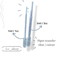 Plastic Dropper Pipette/Spet 1ml & 3ml