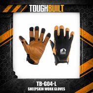 Toughbuilt TB-G04-L/TB-G04-XL Sheepskin Work Gloves