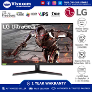 LG UltraGear Gaming Monitor 32GN500-B 32 Inch FHD(1920x1080) 1ms MBR 165Hz sRGB 95% HDR10 G-Sync compatible AMD Freesync Premium