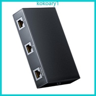KOKO RJ45 Splitter Selector Switching 2 Ports Networking Switching Splitter Selector 2 in 1 Out 1 in
