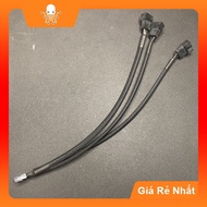 Power Cable Split fan 4pin Extension, 1 To 2, 1 To 3 Length ~ 27cm Wrapped In Mesh