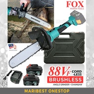 Fox / Ladderman  Dual-Use Cordless Brushless 12” Chainsaw / Angle Grinder 88VF / 168VF Lithium Battery Chain Saw (1C)