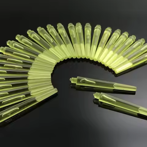 12Pcs Dart Stems Plastic 45mm 35mm with O Ring 4.5mm Screw Thread for Dart Competitions and Home Use
